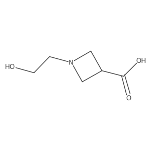 1-(2-Hydroxyethyl)azetidine-3-carboxylic acid Structure