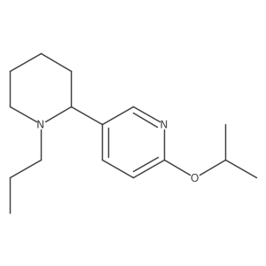 2-Isopropoxy-5-(1-propylpiperidin-2-yl)pyridine Structure