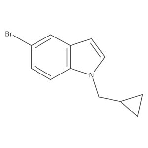 5-Bromo-1-(cyclopropylmethyl)-1H-indole Structure