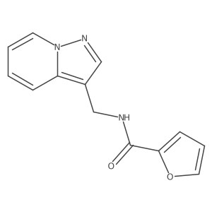 N-(pyrazolo[1,5-a]pyridin-3-ylmethyl)furan-2-carboxamide Structure
