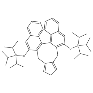 (13BS)-5,16-bis((triisopropylsilyl)oxy)-4,17-dihydro-2H-cyclopenta[6,7]cycloocta[2,1-a:3,4-a']dinaphthalene Structure