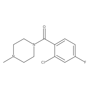 1-(2-Chloro-4-fluorobenzoyl)-4-methylpiperazine Structure