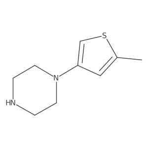 1-(5-Methyl-3-thienyl)piperazine结构式