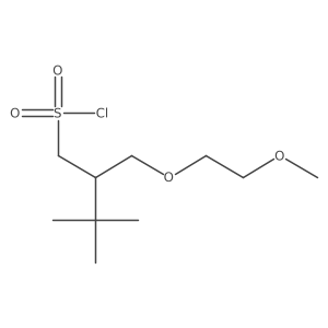 2-((2-Methoxyethoxy)methyl)-3,3-dimethylbutane-1-sulfonyl chloride Structure