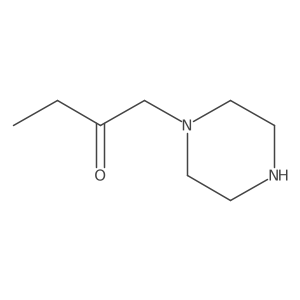 1-(Piperazin-1-yl)butan-2-one Structure