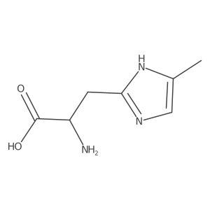 2-amino-3-(4-methyl-1H-imidazol-2-yl)propanoic acid Structure