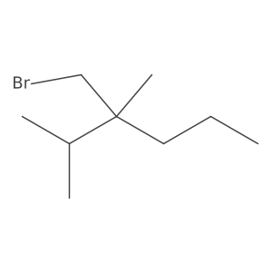 3-(Bromomethyl)-2,3-dimethylhexane Structure