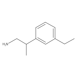 2-(3-Ethylphenyl)propan-1-amine Structure