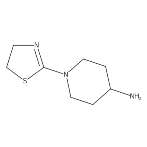 1-(4,5-Dihydro-1,3-thiazol-2-yl)piperidin-4-amine结构式