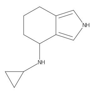 N-cyclopropyl-4,5,6,7-tetrahydro-2H-isoindol-4-amine Structure