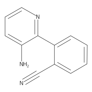 2-(3-Aminopyridin-2-YL)benzonitrile结构式
