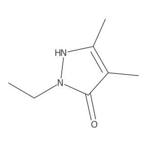 1-ethyl-3,4-dimethyl-1H-pyrazol-5-ol Structure