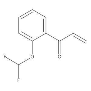 1-[2-(Difluoromethoxy)phenyl]prop-2-en-1-one结构式
