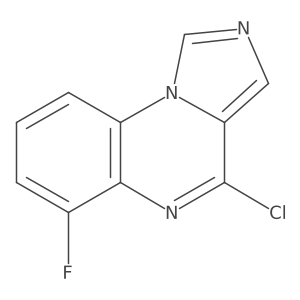 4-Chloro-6-fluoroimidazo[1,5-a]quinoxaline Structure