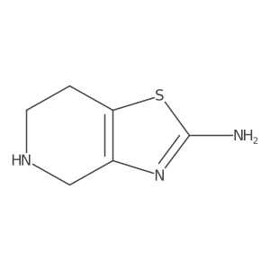 4,5,6,7-Tetrahydrothiazolo[4,5-c]pyridin-2-amine结构式