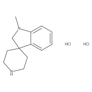 1-Methylspiro[indoline-3,4'-piperidine] dihydrochloride Structure