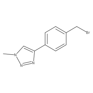 4-(4-(Bromomethyl)phenyl)-1-methyl-1h-1,2,3-triazole Structure