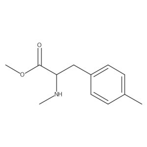 Methyl 2-(methylamino)-3-(4-methylphenyl)propanoate Structure