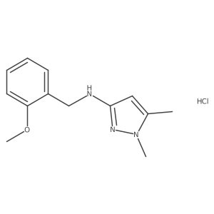 N-(2-Methoxybenzyl)-1,5-dimethyl-1H-pyrazol-3-amine Structure