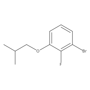 1-Bromo-2-fluoro-3-(2-methylpropoxy)benzene结构式