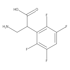 3-Amino-2-(2,3,5,6-tetrafluorophenyl)propanoic acid Structure