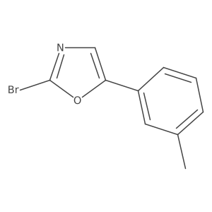 2-Bromo-5-(m-tolyl)oxazole Structure