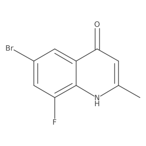 6-Bromo-8-fluoro-2-methyl-1,4-dihydroquinolin-4-one Structure