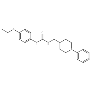 1-(4-Ethoxyphenyl)-3-((1-(pyridin-4-yl)piperidin-4-yl)methyl)urea结构式