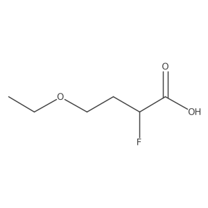 4-Ethoxy-2-fluorobutanoic acid结构式