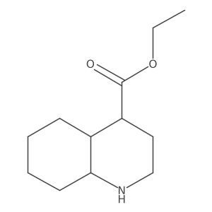 Ethyl decahydroquinoline-4-carboxylate Structure