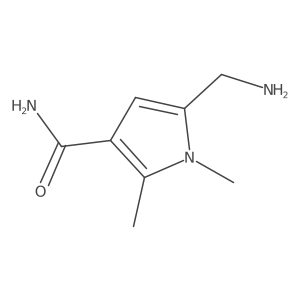 5-(aminomethyl)-1,2-dimethyl-1H-pyrrole-3-carboxamide Structure