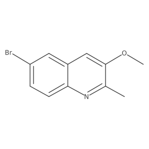 6-Bromo-3-methoxy-2-methylquinoline结构式