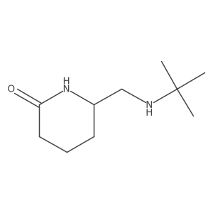 6-[(Tert-butylamino)methyl]piperidin-2-one结构式