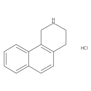1H,2H,3H,4H-benzo[h]isoquinoline hydrochloride Structure