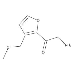 2-Amino-1-[3-(methoxymethyl)furan-2-yl]ethan-1-one结构式