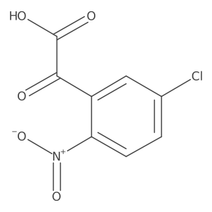 2-(5-Chloro-2-nitrophenyl)-2-oxoacetic acid结构式