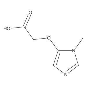 2-[(1-methyl-1H-imidazol-5-yl)oxy]acetic acid结构式