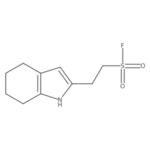 2-(4,5,6,7-tetrahydro-1H-indol-2-yl)ethane-1-sulfonyl fluoride结构式