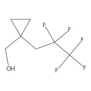 [1-(2,2,3,3,3-Pentafluoropropyl)cyclopropyl]methanol Structure