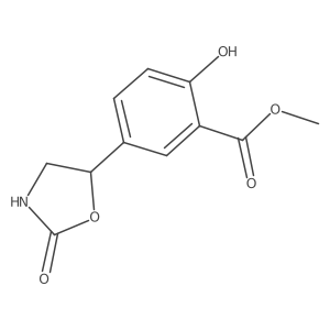 Methyl 2-hydroxy-5-(2-oxo-1,3-oxazolidin-5-yl)benzoate Structure