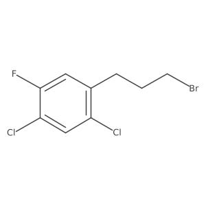 1-(3-Bromopropyl)-2,4-dichloro-5-fluorobenzene Structure