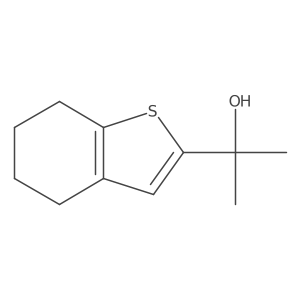 2-(4,5,6,7-Tetrahydro-1-benzothiophen-2-yl)propan-2-ol Structure