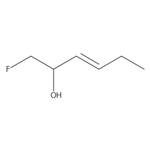 1-Fluorohex-3-en-2-ol Structure
