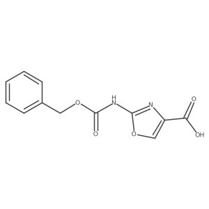 2-{[(Benzyloxy)carbonyl]amino}-1,3-oxazole-4-carboxylic acid结构式