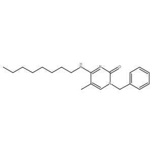 1-Benzyl-5-methyl-4-(octylamino)-1,2-dihydropyrimidin-2-one Structure