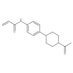 N-[4-(4-Acetylpiperazin-1-yl)phenyl]prop-2-enamide Structure