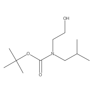2-[Boc-(isobutyl)amino]ethanol结构式