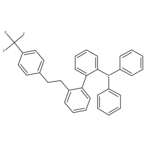 Diphenyl(2'-(4-(trifluoromethyl)phenethyl)-[1,1'-biphenyl]-2-yl)phosphane结构式