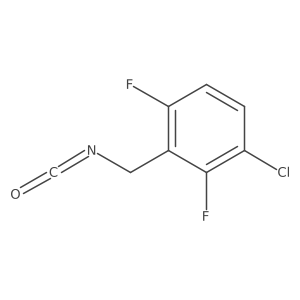 1-Chloro-2,4-difluoro-3-(isocyanatomethyl)benzene Structure