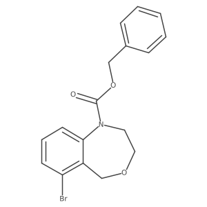 Benzyl 6-bromo-1,2,3,5-tetrahydro-4,1-benzoxazepine-1-carboxylate Structure